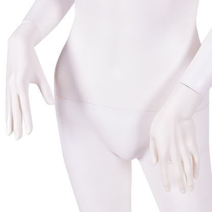 5.8 Feet Plastic Female Mannequin Adjustable Detachable Manikin with Metal Stand