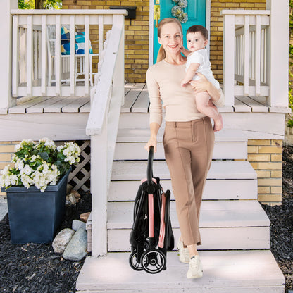 One-Hand Folding Portable Lightweight Stroller with Aluminum Frame