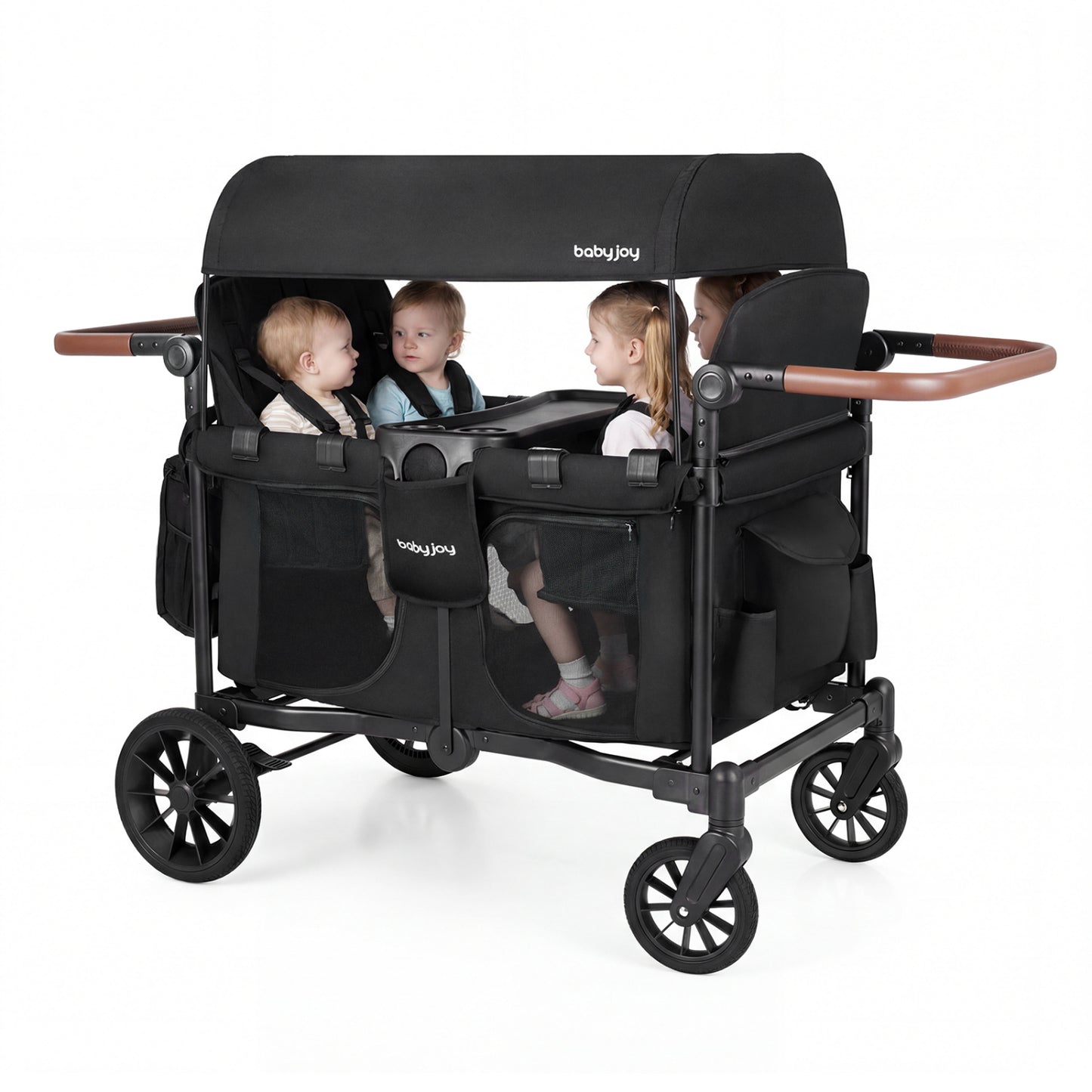 4-in-1 Family Camping Gear Set: Wagon Camping Table Cooler and Camping Tent